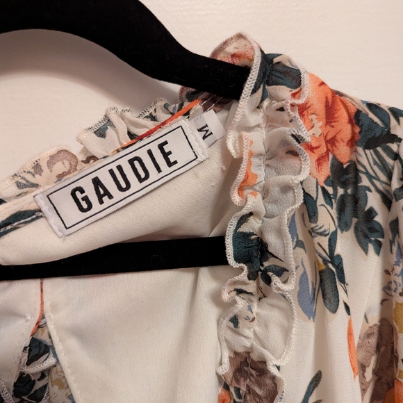 Open Back Floral Ruffle Dress - Picture 9 of 9